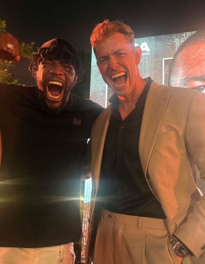 Kody Mommaerts Big Mo with Deontay Wilder
